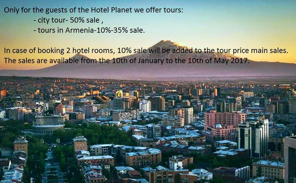 Planet Hotel Erevan Exterior foto